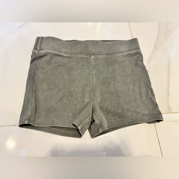 Wild Fable Charcoal lounge shorts high waisted and ribbed - Picture 6 of 7